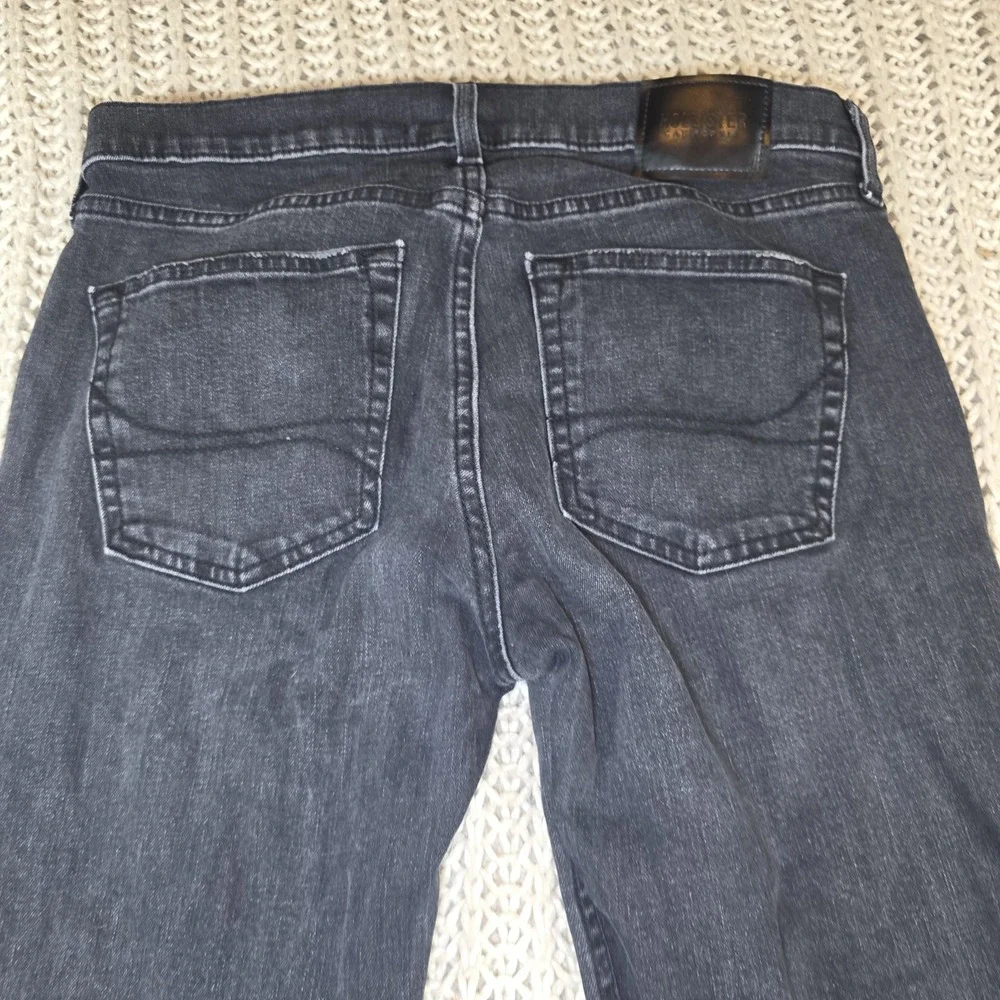 Hollister California Black Jeans Slim Fit Flex 32x32 Y2K